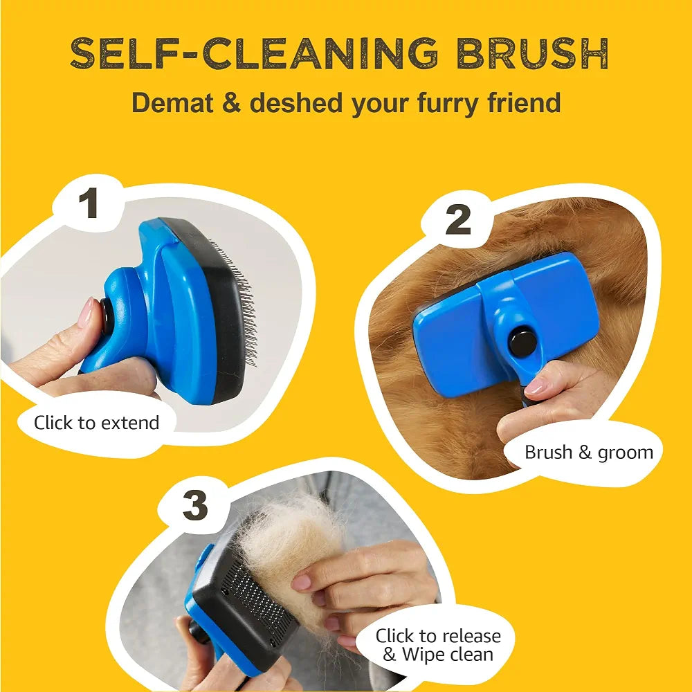 Daily Use to Clean Loose Fur & Dirt Great for Dogs and Cats