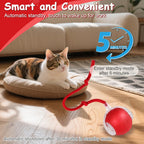 Rechargeable Automatic Moving Pet Toy Ball with LED