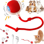 Rechargeable Automatic Moving Pet Toy Ball with LED