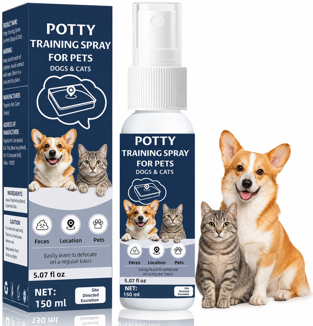 Pet Potty & Toilet Training Spray 150ml – Teach Your Pet the Right Spot