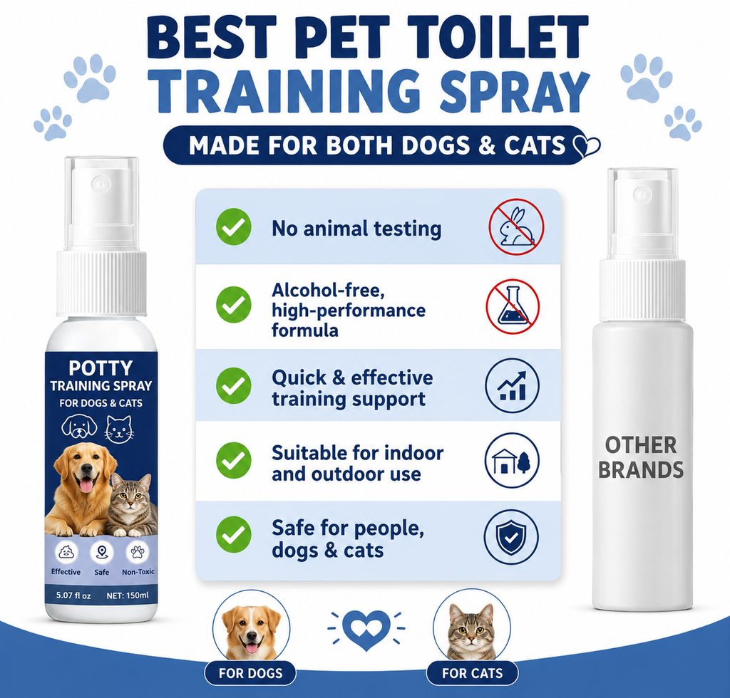 Pet Potty & Toilet Training Spray 150ml – Teach Your Pet the Right Spot